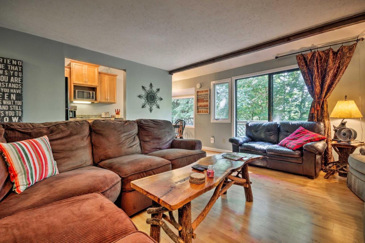 Condo With Furnished Deck - Walk To Sugar Mountain! Zewnętrze zdjęcie